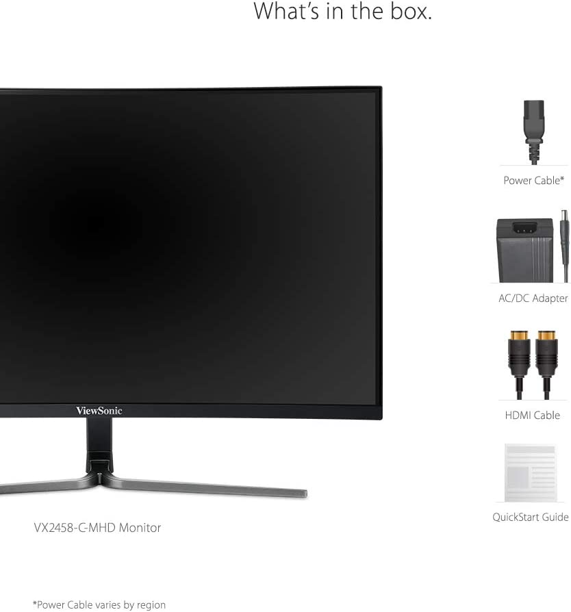 Viewsonic VX2458-C-MHD 24" Full HD 144 Hz Curved Gaming Monitor
