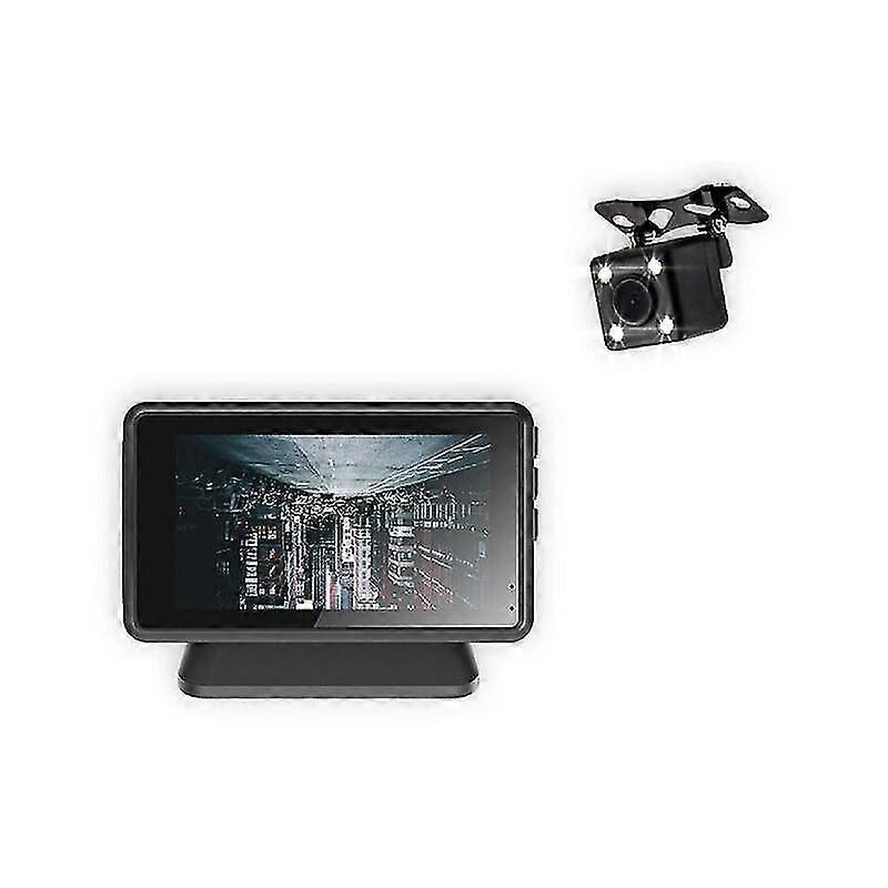 Dashcam Car Camera Front And Rear, Full Hd, 140 Wide Angle, Loop Recording, Parking Monitoring, Front + Interior, 1pc. zxin