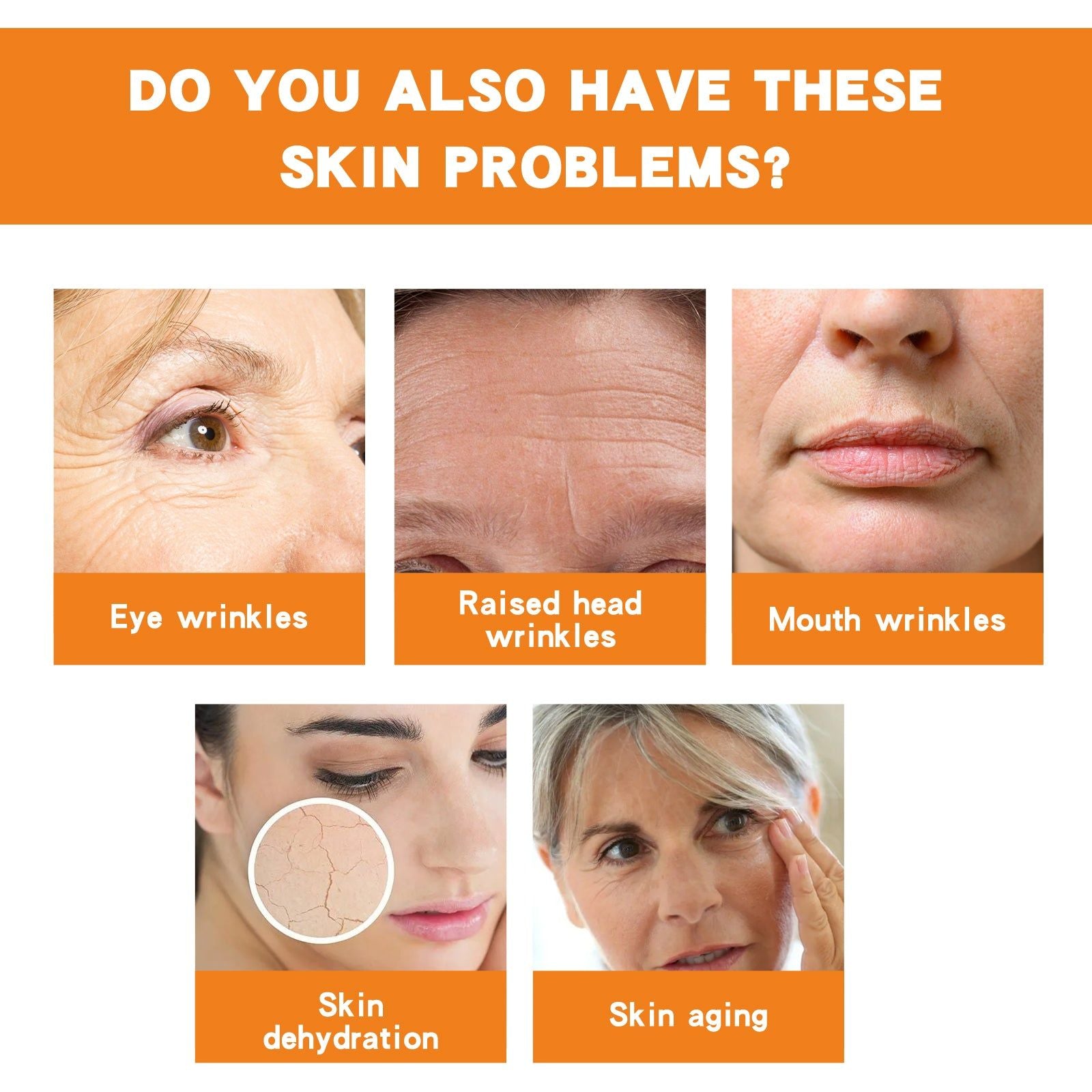 Anti-Aging Collagen Set, Moisturizing, Firming Facial Skin, Wrinkle Repair ,1set