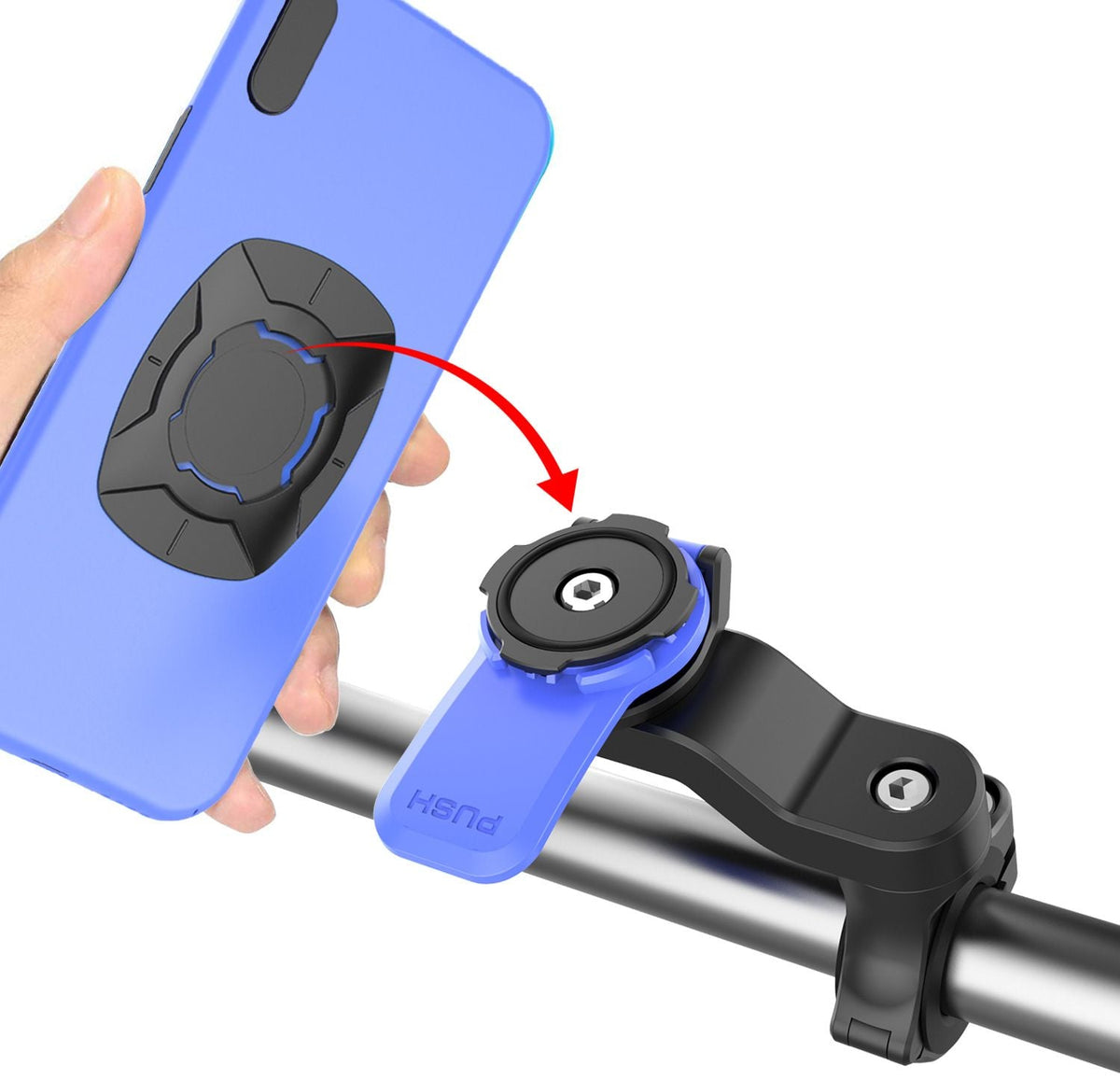 Bike Phone Mount Universal Handlebar Rotating Phone Holder For Bicycle Motorcycle