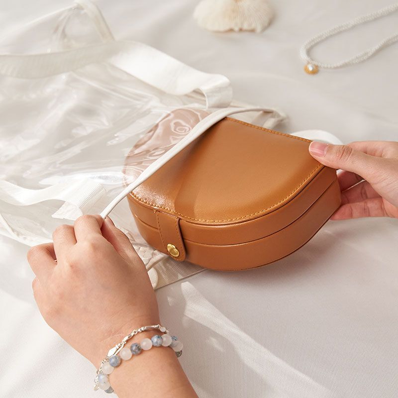 Jewelry Box Earring Bracelet Ring Organizer Travel Portable Jewelry Storage Case