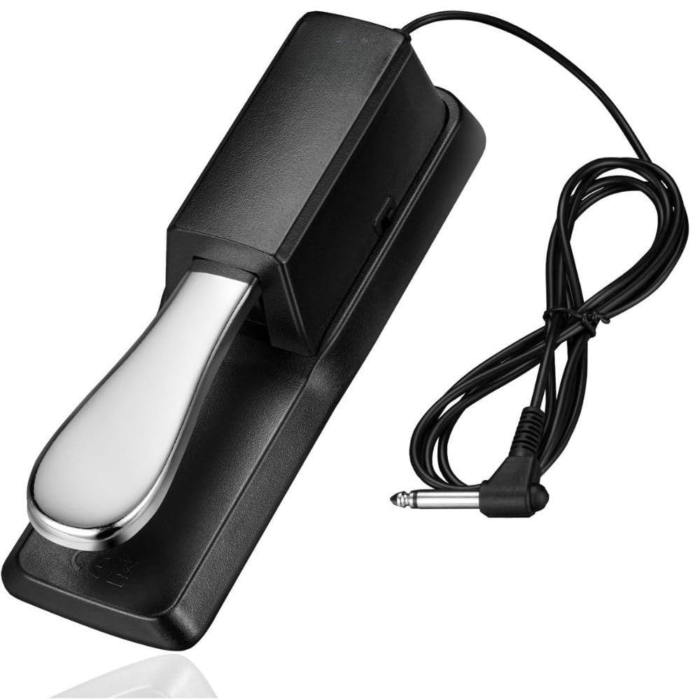 Piano Sustain Pedal Keyboard Sustain Pedal for Digital Piano Electronic Keyboard MIDI Synthesizer