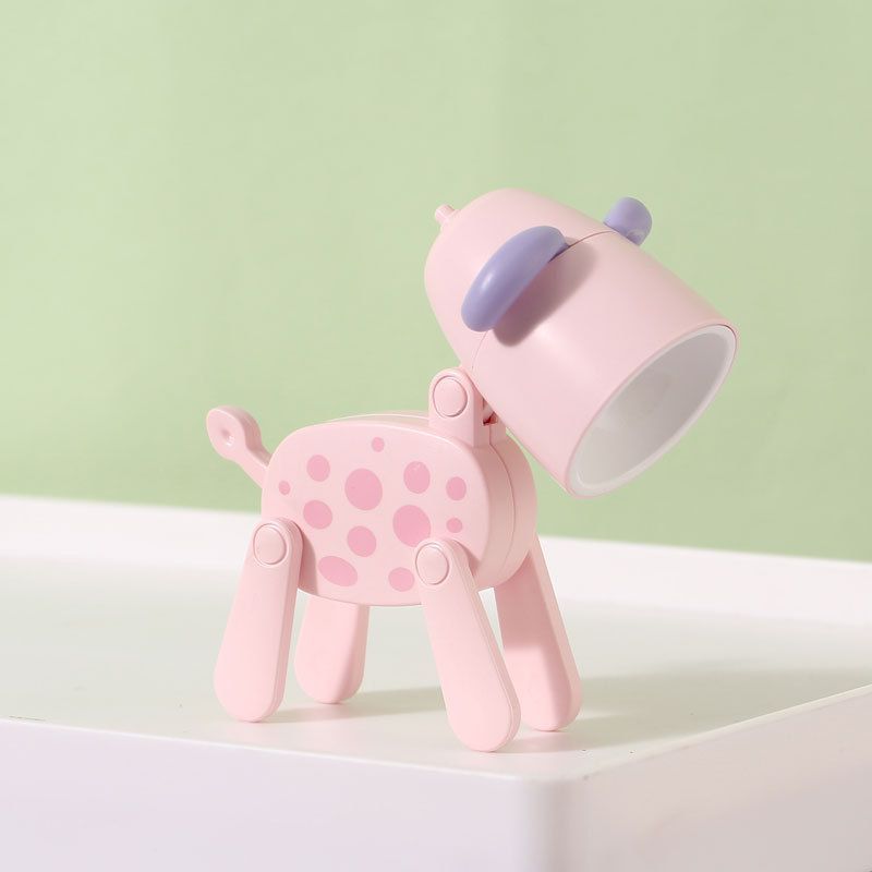 Mini Spot Dog LED Night Light Pink Table Lamp