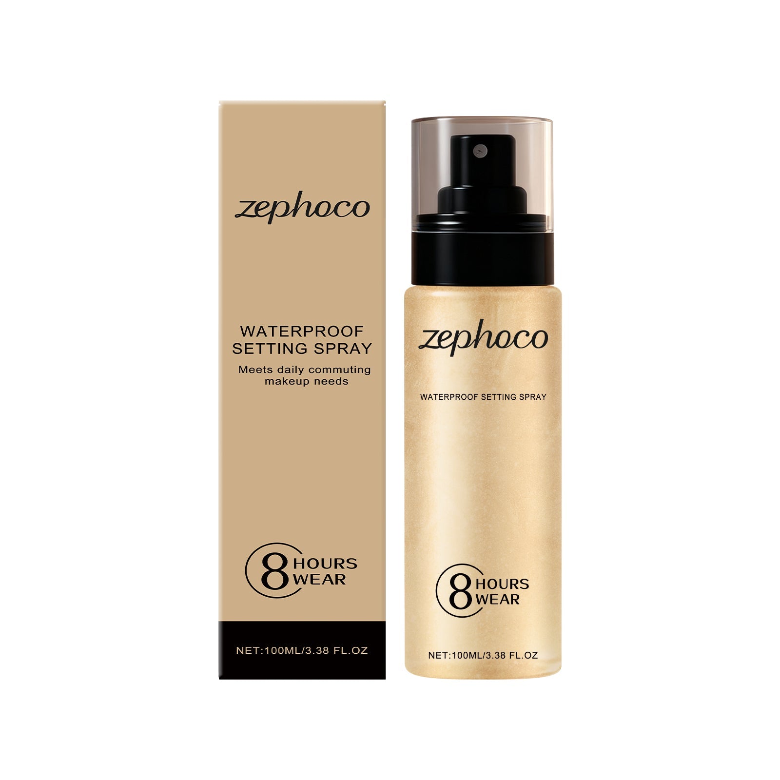 Clear Setting Spray, Long-Lasting Matte Makeup Fixer, Hydrating, Smudge-Proof ,100ml