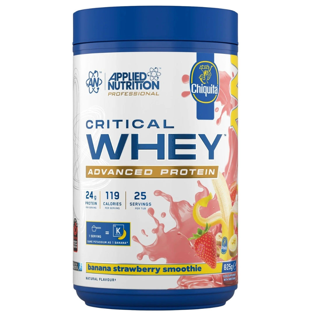 AN CRITICAL WHEY 825G BANANA STRAWBERRY SMOOTHIE CHIQUIRA