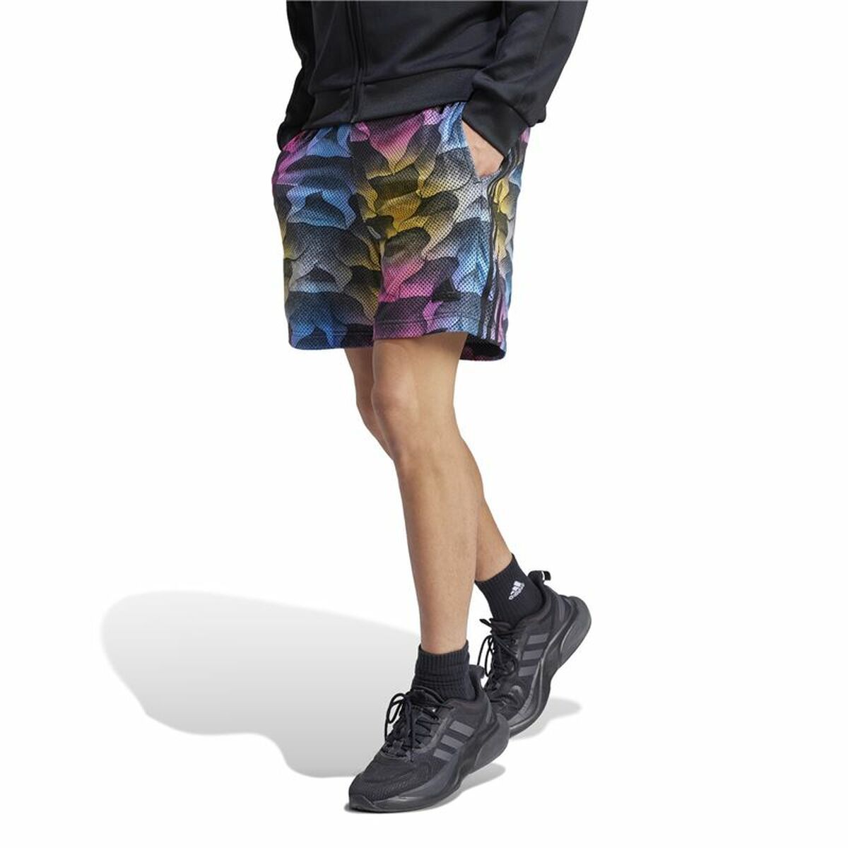Sports Shorts Adidas Tiro Aop Blue Black