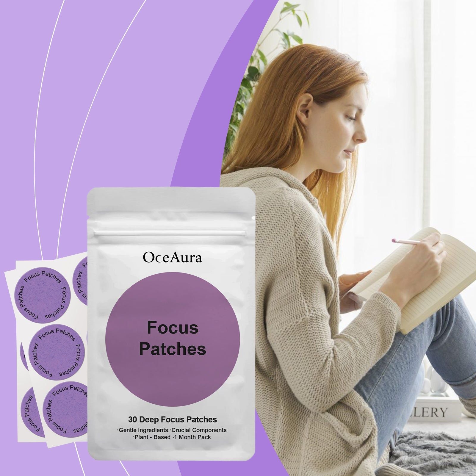 Body Care Patch, Natural Energy Boost, Daily Relaxation, Portable, Easy to Use ,30pcs