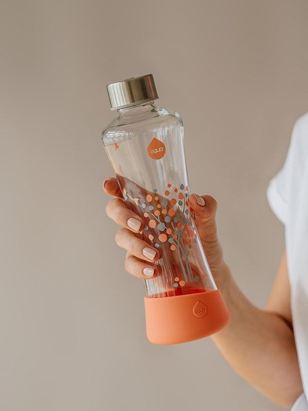 Peach Tree Glass Bottle