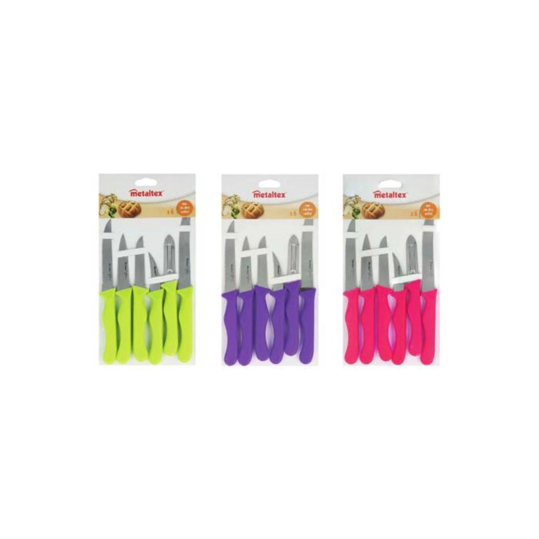 Metaltex Set of 6 Basic Knives