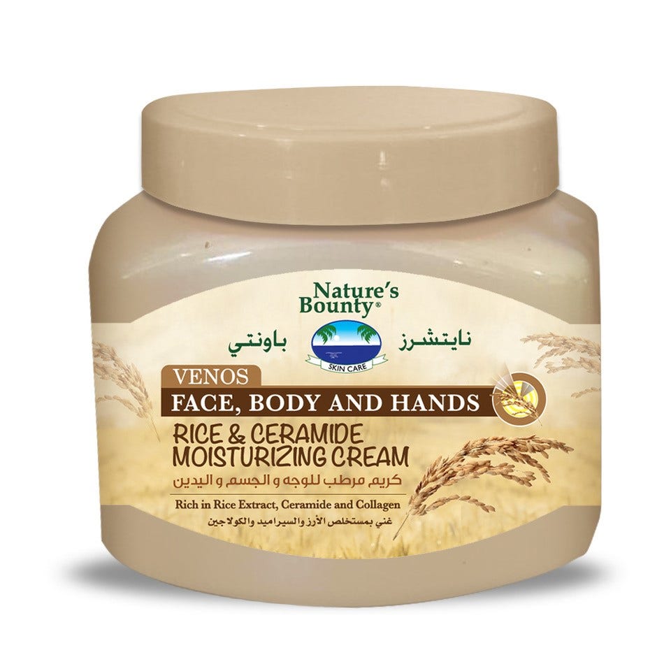 Nature's Bounty Venos Moisturizing Cream, Rice & Ceramide