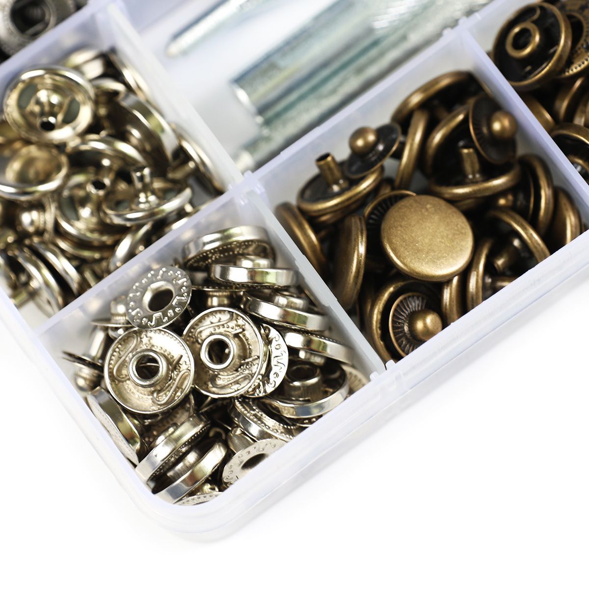 Metal Snap Kit Snaps for Leather Handmade DIY Clothes Pants Metal Buttons