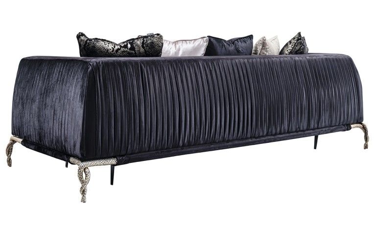 Majesty Black 3 Seater Sofa