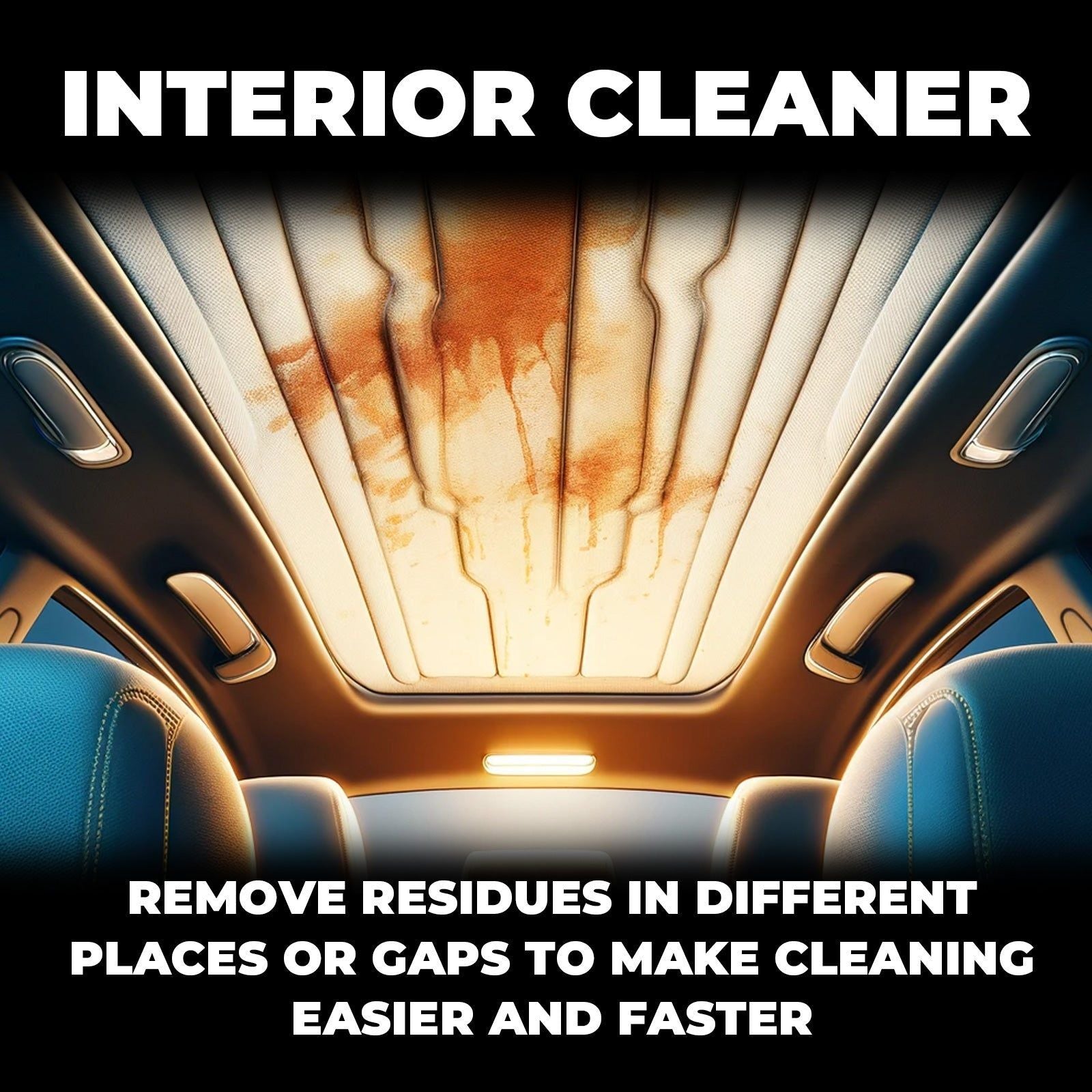 Car Roof Cleaner, Deep Cleaning and Decontamination, Interior Fabric Brightener ,1set