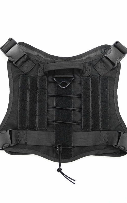 Tactical Dog Harness Nylon Handle Adjustable Training Harness Pet Working Vest