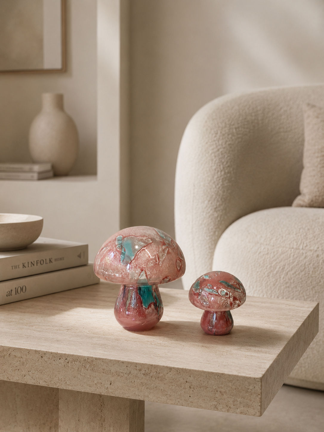 Tati deco Glass mushroom small