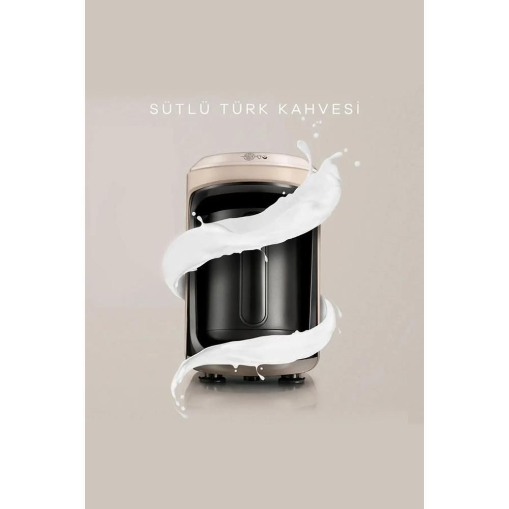 Karaca Hatır Hüps Turkish Coffee Machine With Milk Iconic Beige 300 ml