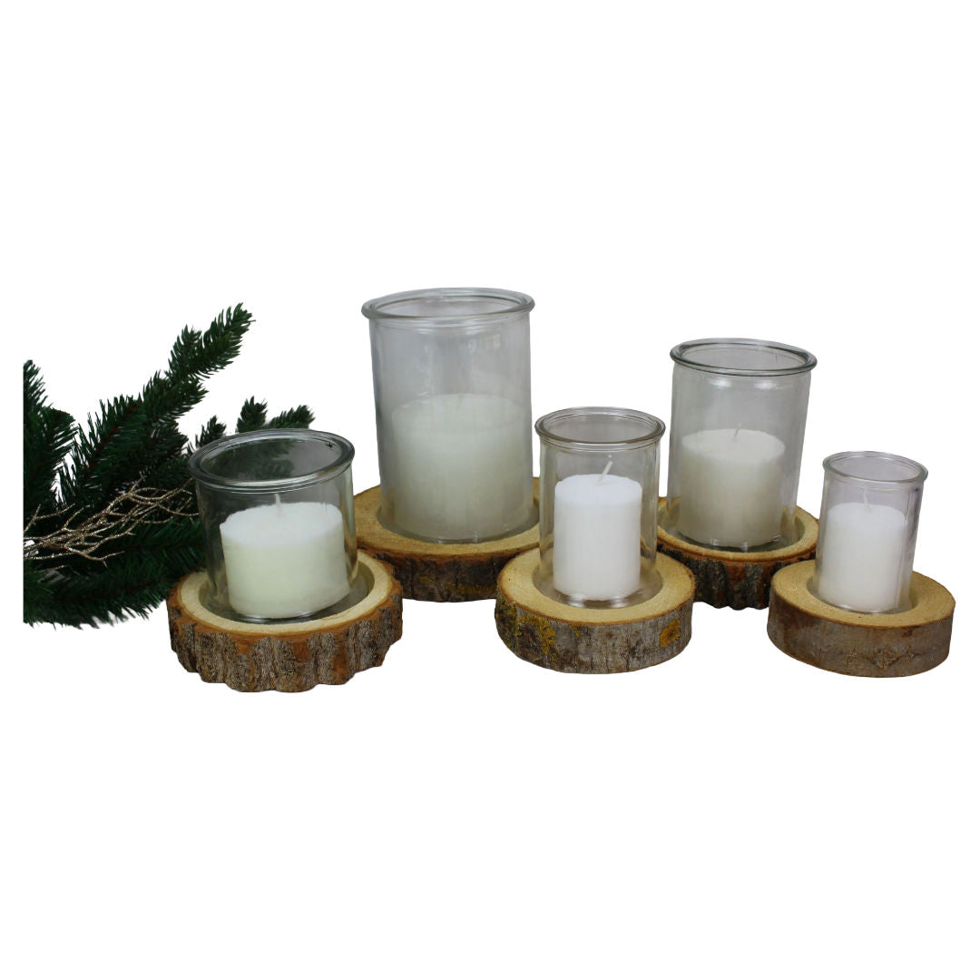 Citronella Decorative Classic Indoor And Outdoor 3-in-1 Pressed White Candle, 10x13.5cm, 50 Hrs