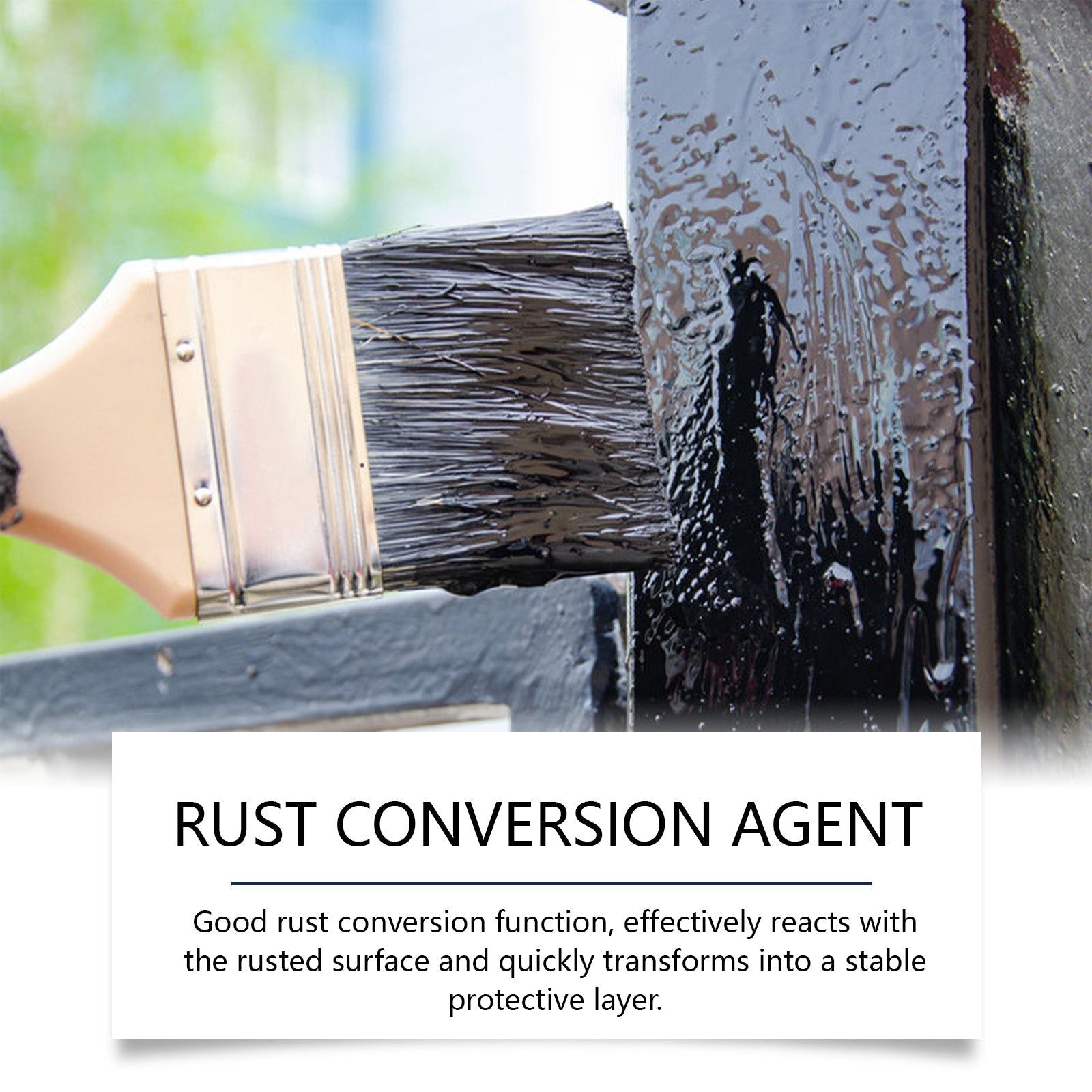 Transform Rust to Protection, Rust Conversion Solution, Extend Metal Life ,1 set