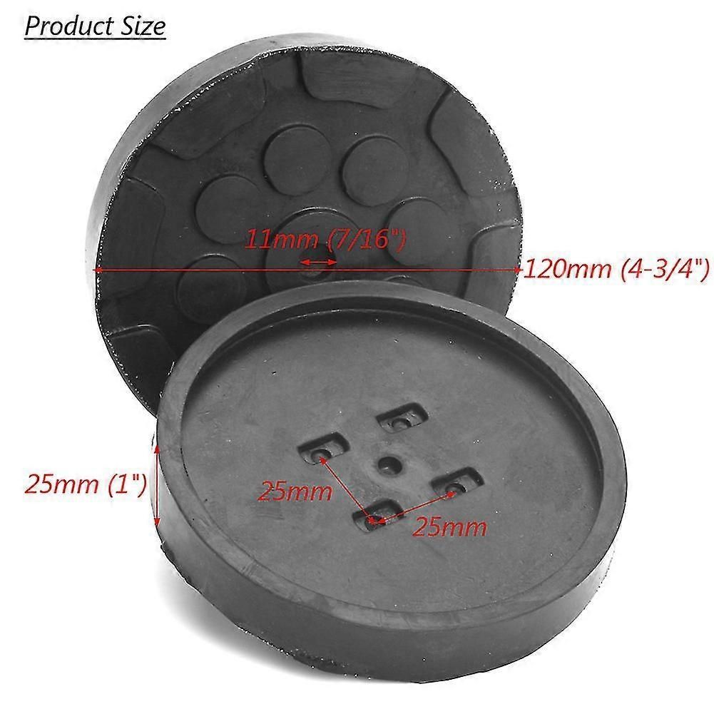 4pcs/set Round Soft Rubber Arm Pads For Car Auto Lift Truck