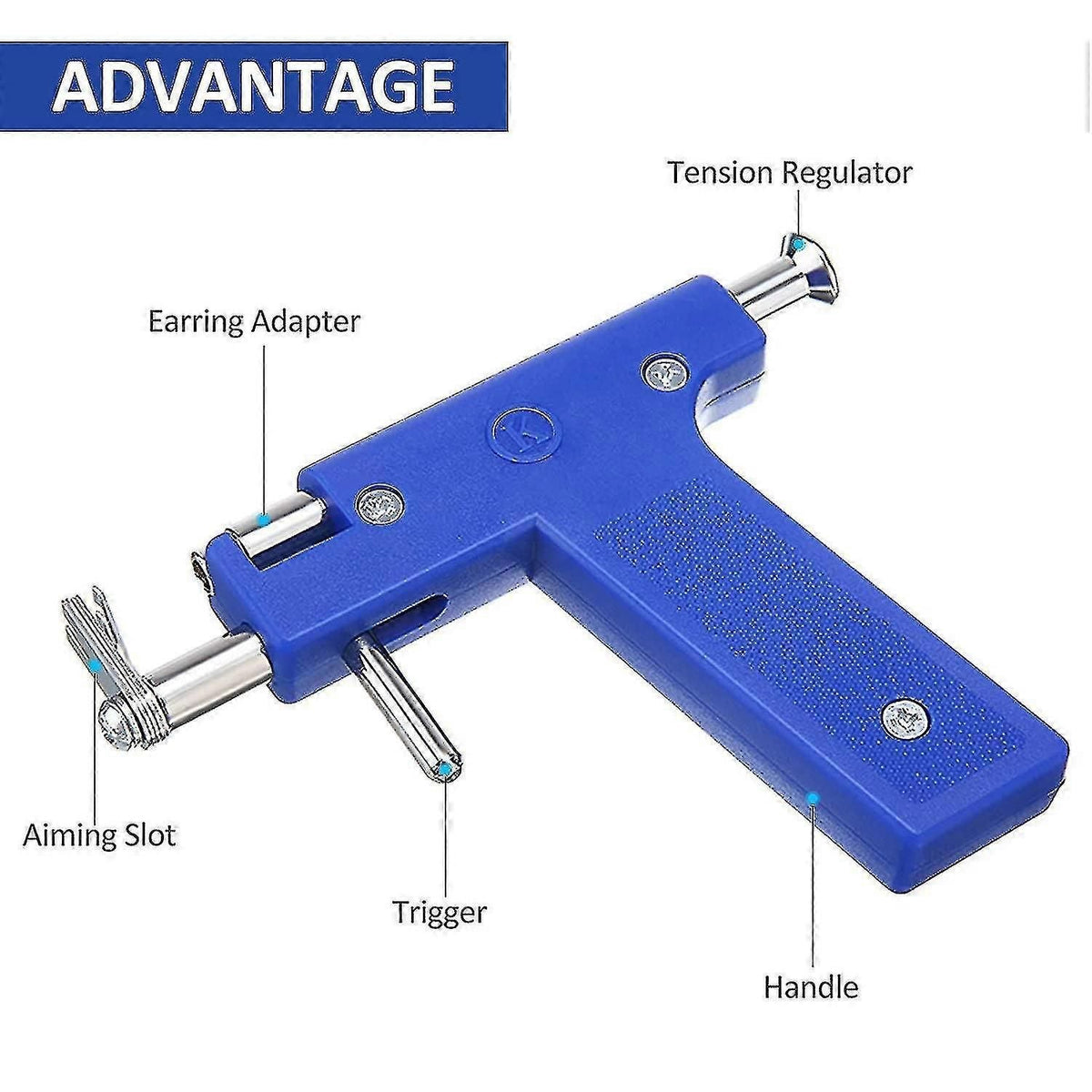 Ear Piercing Gun Set Stainless Steel Body Piercing Tool