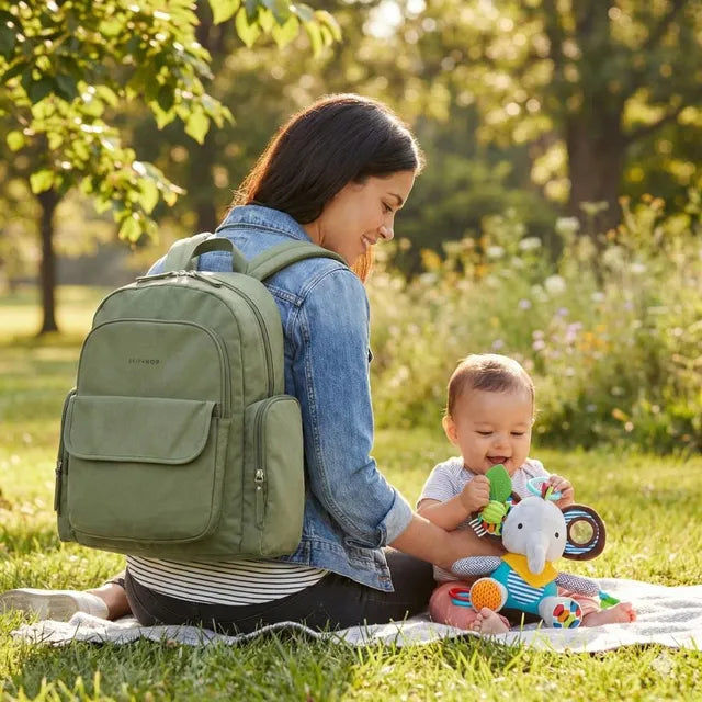 Skip Hop Luna Diaper Backpack- Sage