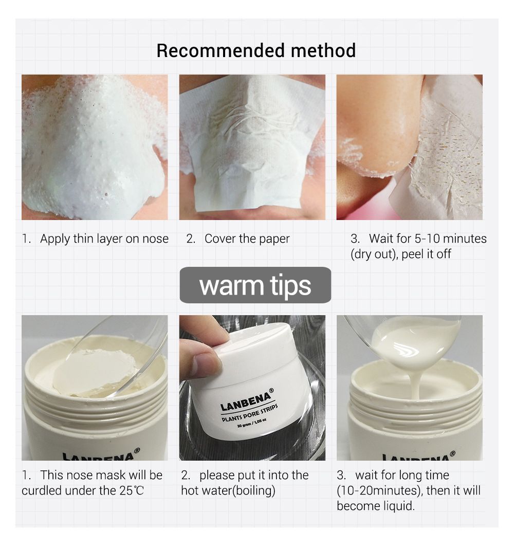 Nose Plants Pore Strips Blackhead Remover Nose Acne Treatment Peel Off Mud Mask