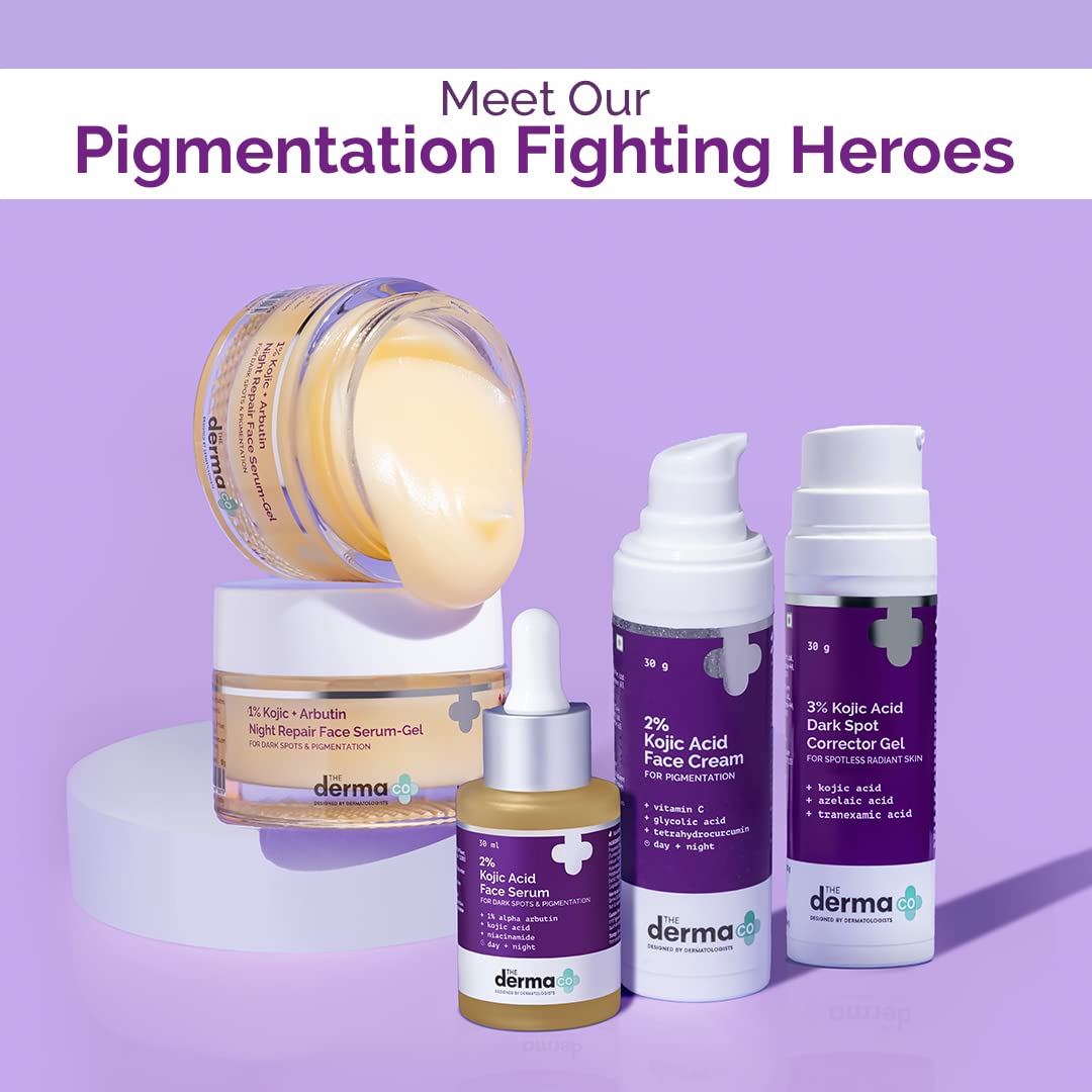 كريم حمض الكوجيك 2٪ من Derma Co لعلاج التصبغات (عبوة من 2)