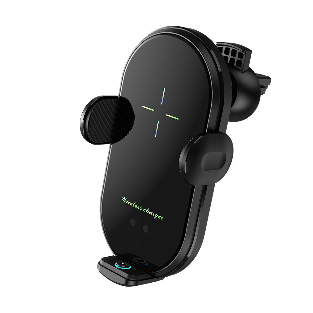 Magnetic Wireless Car Charger Car Phone Holder Auto Clamping Infrared Induction Mount