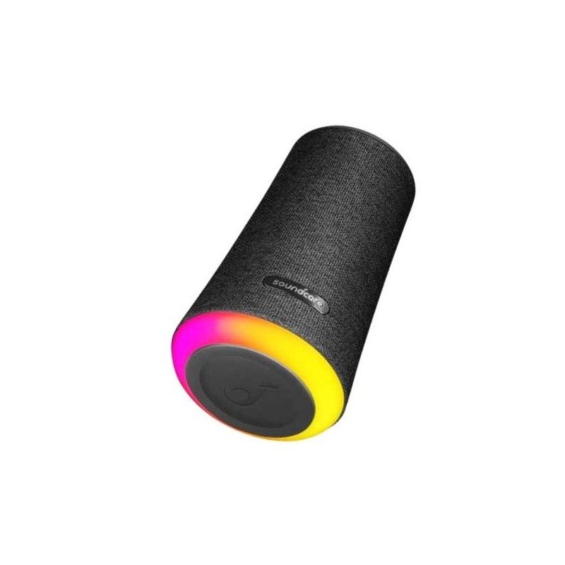 Soundcore Flare+ Portable Bluetooth Speaker with BassUp, Black