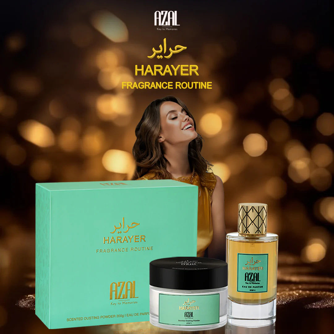 Harayer Eau de Parfum 100ml+Body Powder 200gm