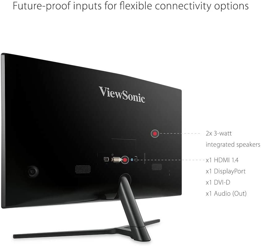 Viewsonic VX2458-C-MHD 24" Full HD 144 Hz Curved Gaming Monitor