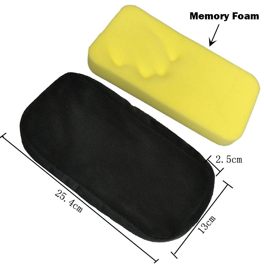 2pcs Memory Foam Armrest Cushion Elbow Armrest Cover Pads For Office Chair