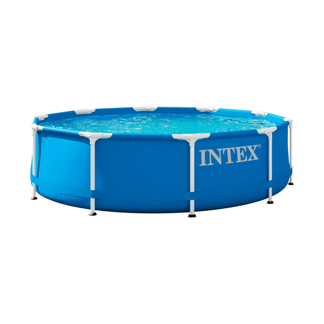 Intex 10-FT Family Size Metal Frame Pool, 3.05m×76cm