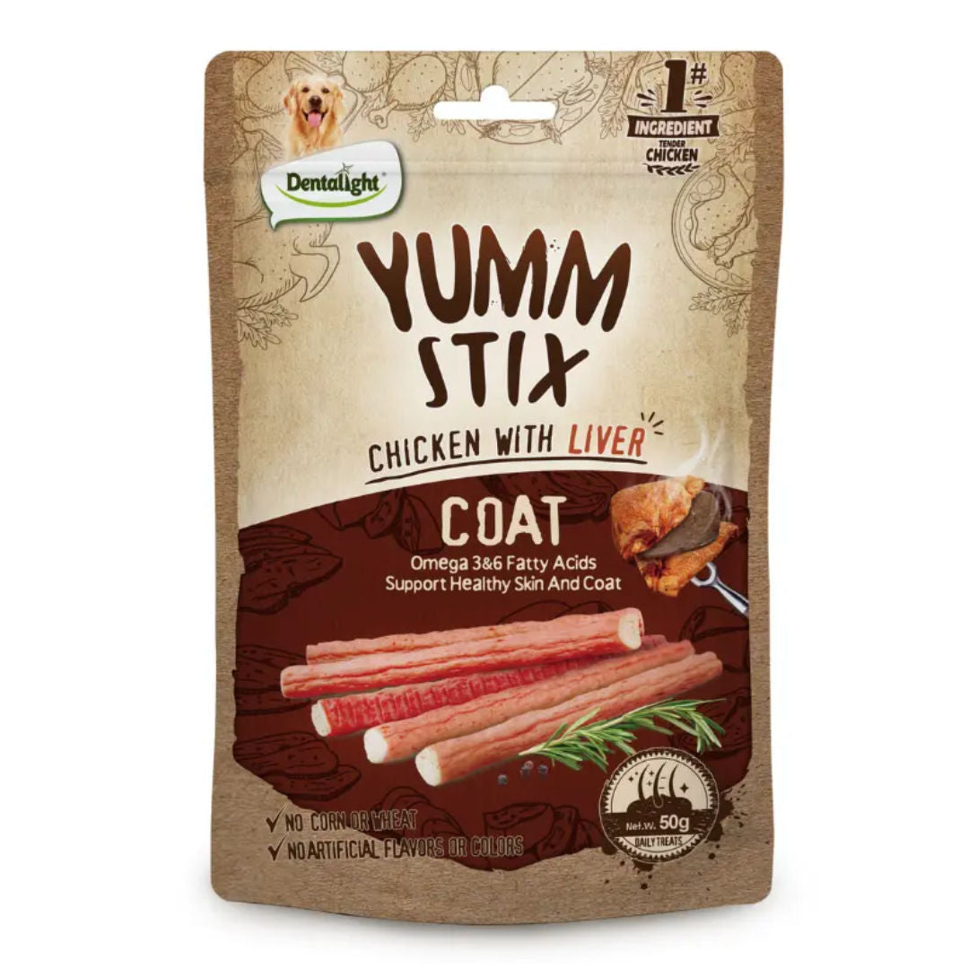 Dentalight Yumm Stix Dog Treat, 50gm