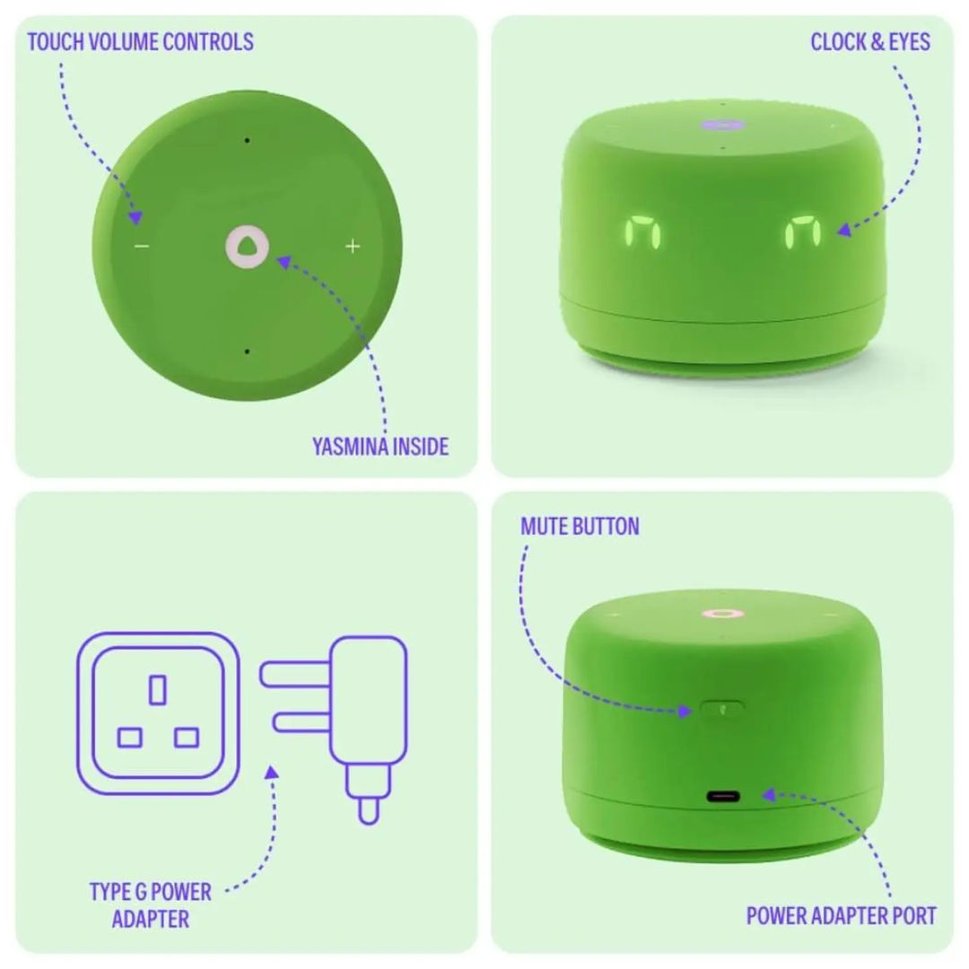 مكبر الصوت الذكي Yasmina AI Bluetooth Lite