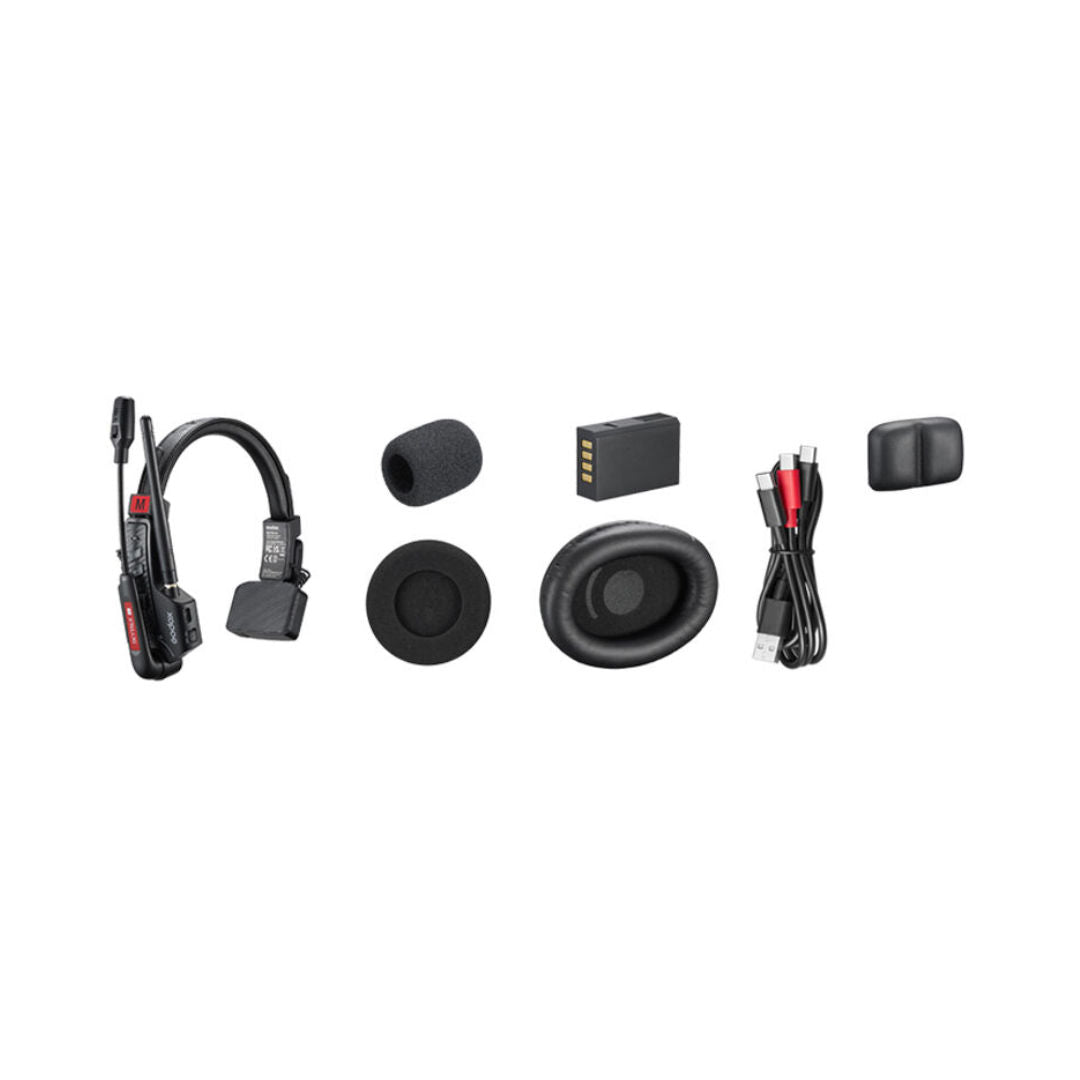 Godox SkyTalk Air Wireless Intercom Single Headset, 2.4 GHz