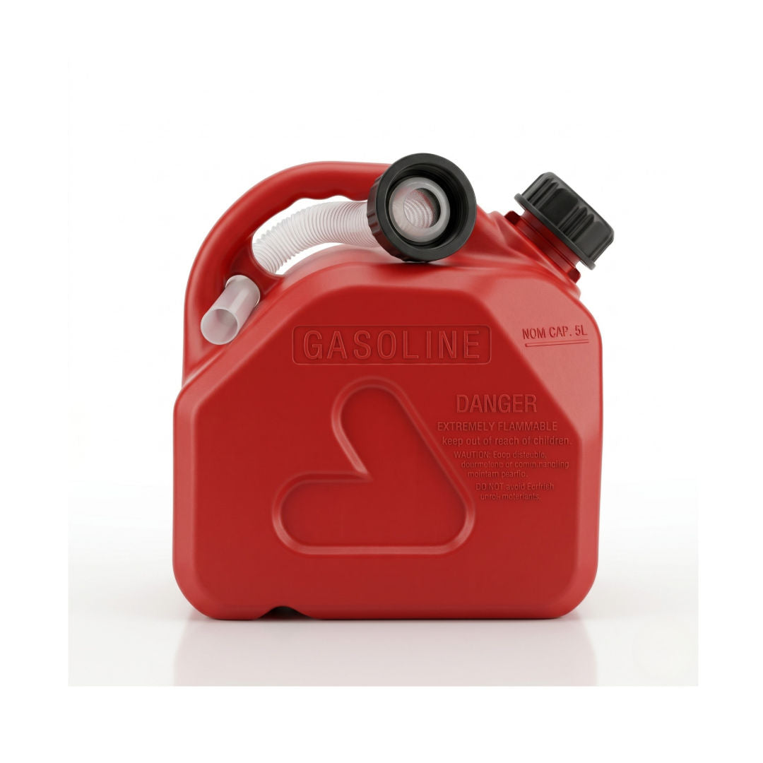 Premium 5-Liter Red Petrol Can