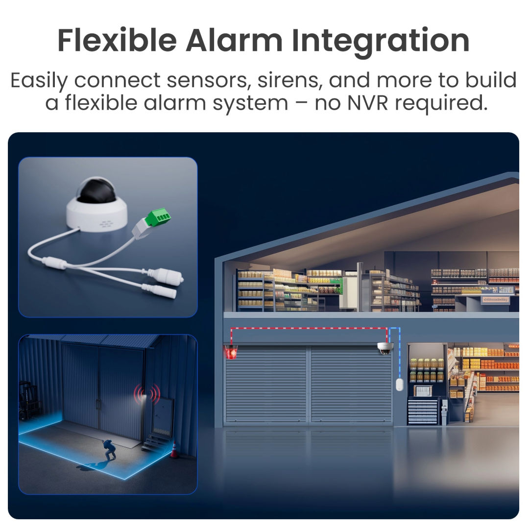 Reolink 4K PoE Dome Security Camera-8MP, 5x Optical Zoom, AI Detection, PCRPD4K02