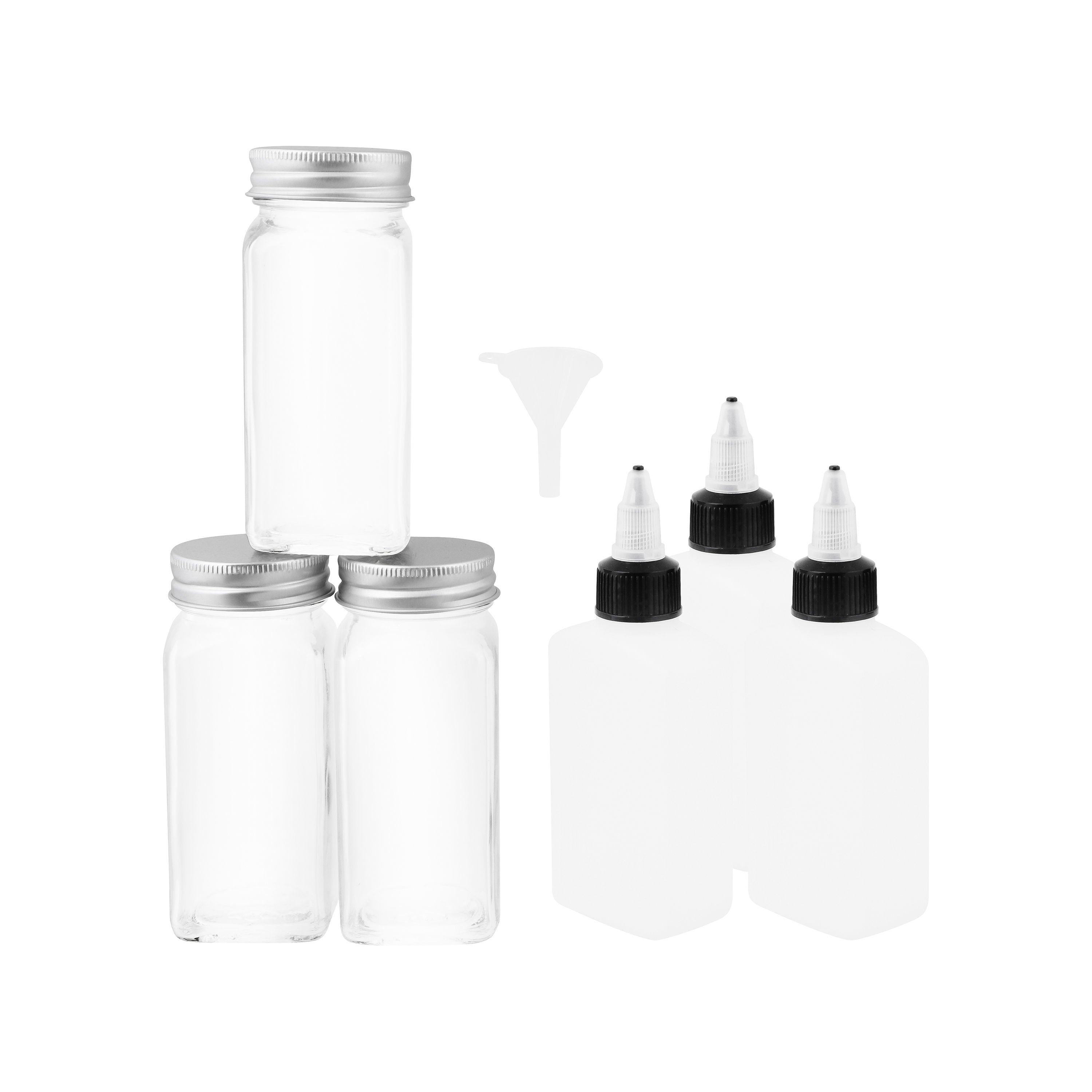 Aotu Portable Outdoor Camping Spice & Seasoning Bottle Set with Travel Carry Bag