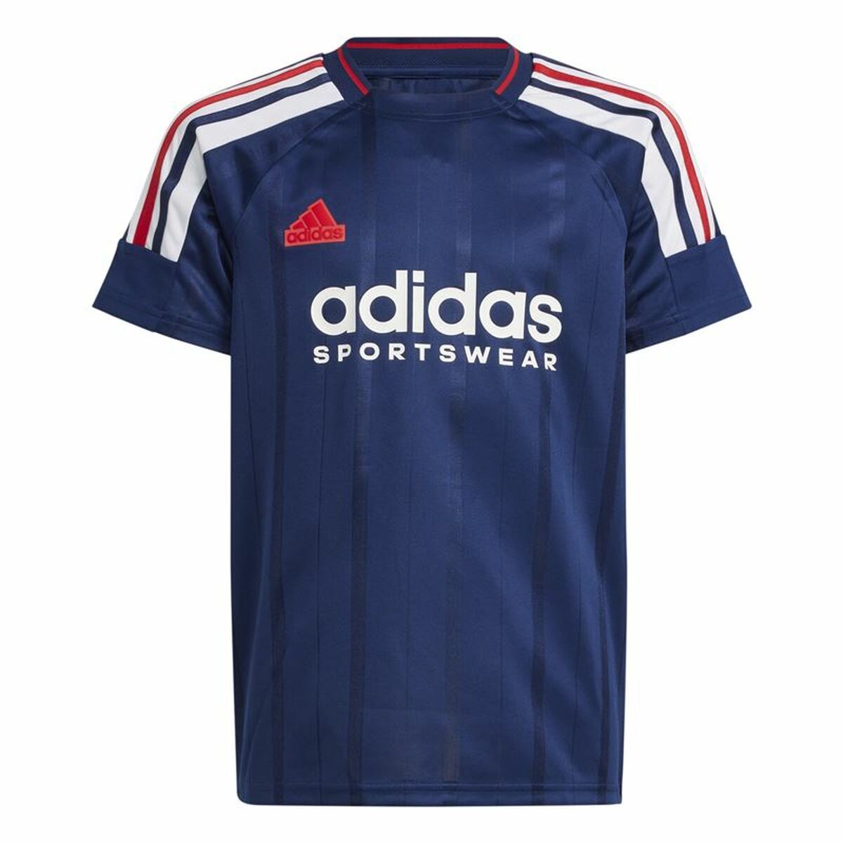 Unisex Short Sleeve T-Shirt Adidas Tiro Nations Pack Blue