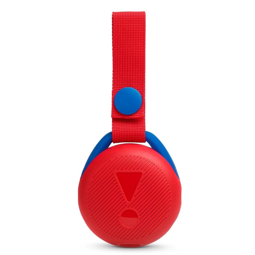 JBL JR POP Portable Bluetooth Speaker for Kids, IPX7 Waterproof, Multicolor Lights, 5H Playtime, Red