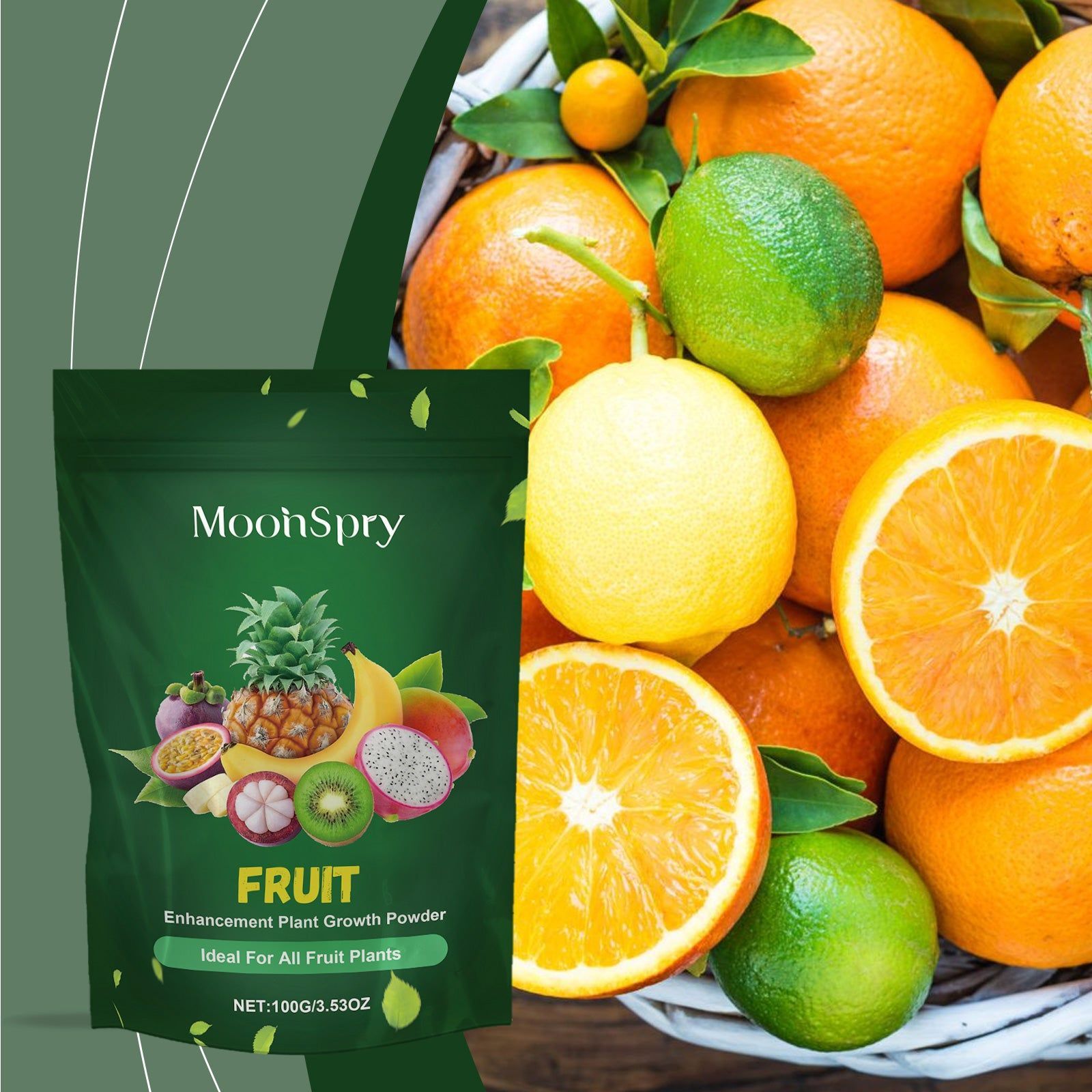 Boost Plant Growth Naturally, Enhance Fruit Yield, Organic Green Fertilizer ,100g