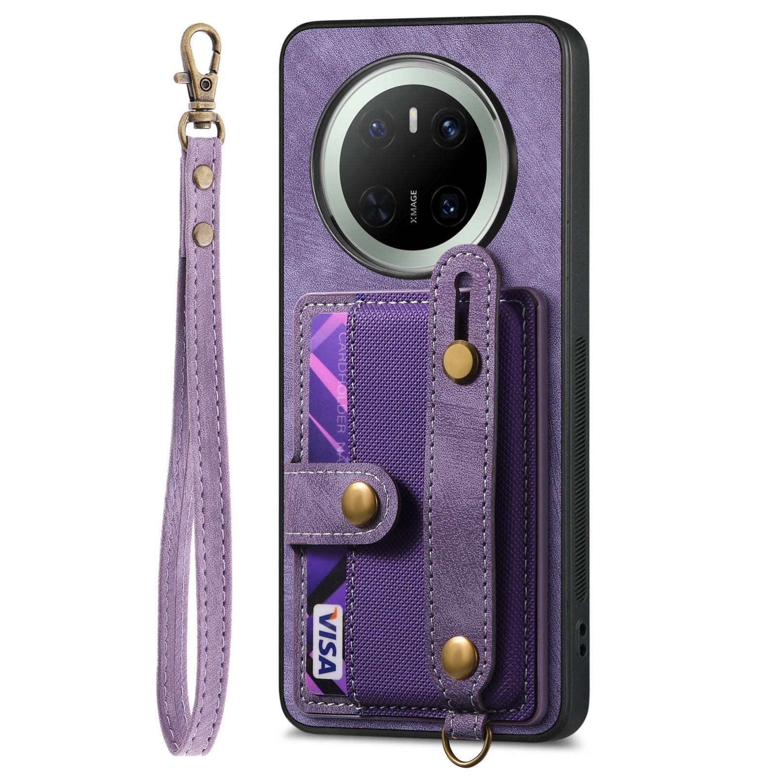Retro Card Wallet Case For Huawei Mate 70 Pro