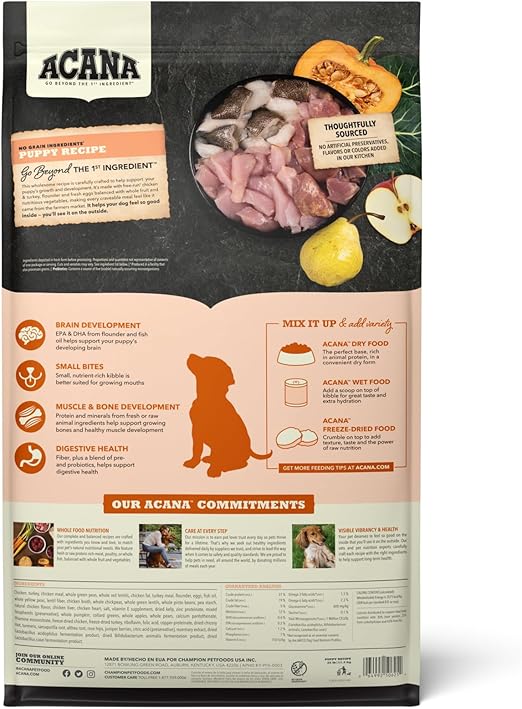 Acana Puppy Recipe Dry Puppy Food - 2kg