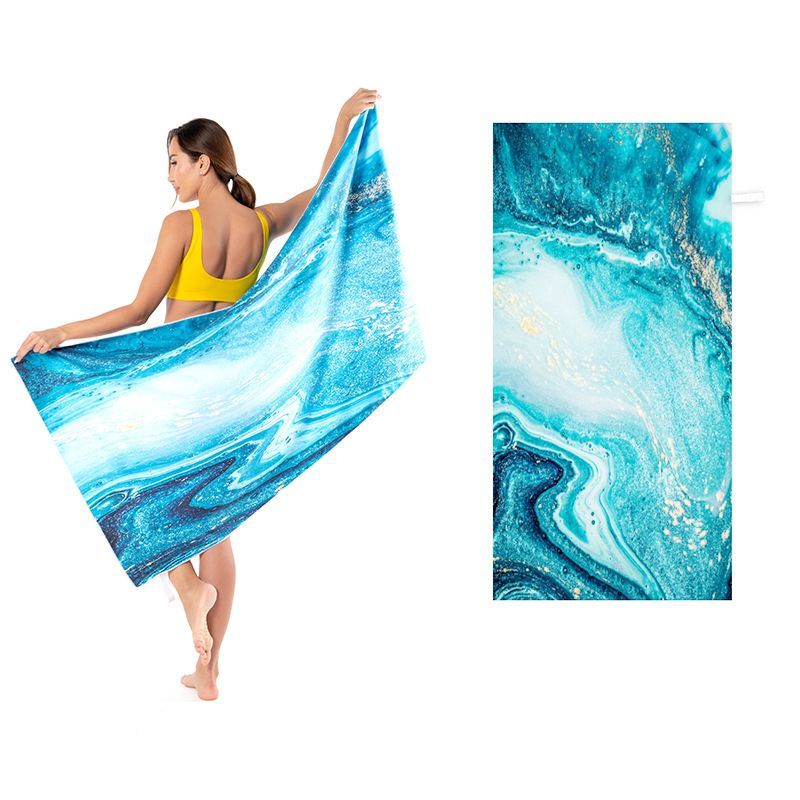 Microfiber Beach Towel Quick Drying Absorbent Lightweight Travel  Bath Towels