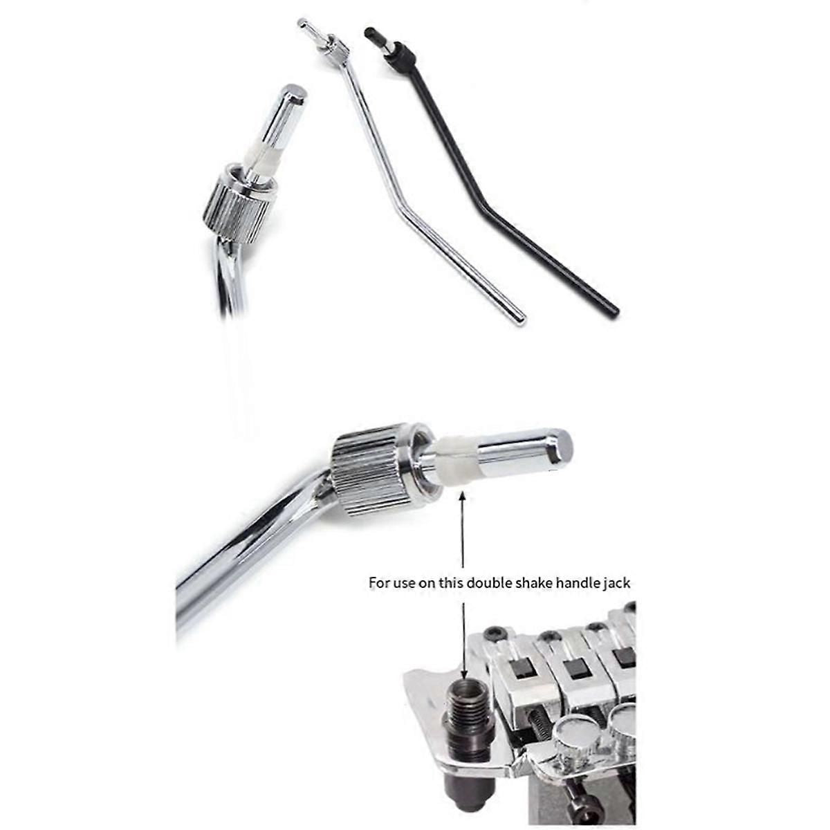 Electric Guitar Hardware Double Shake Tremolo System Black