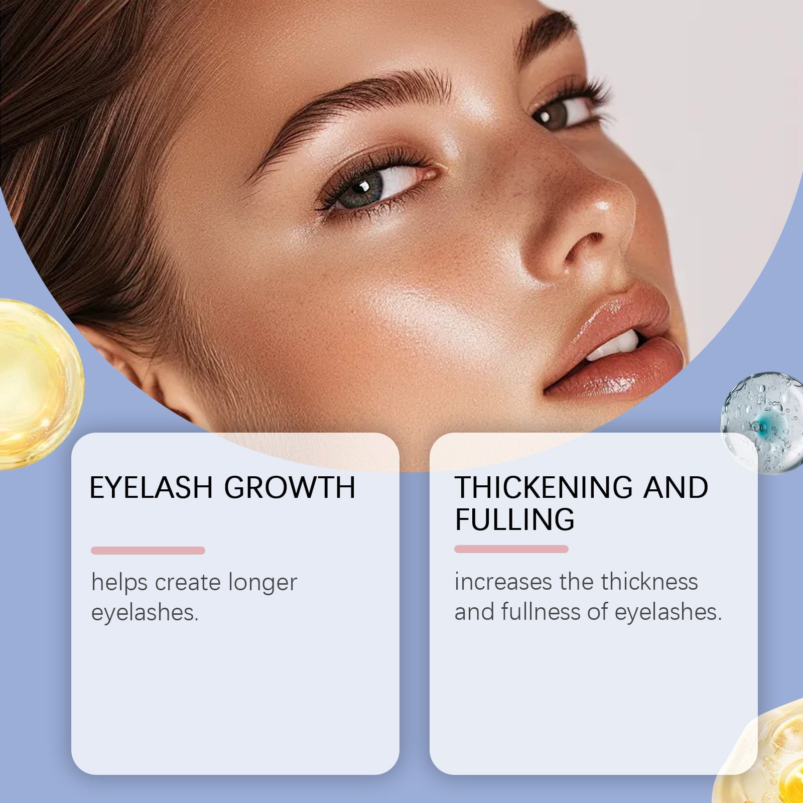 Waterproof Mascara, Curl & Lengthen Naturally, Smudge-Proof, Daily Beauty ,4ml