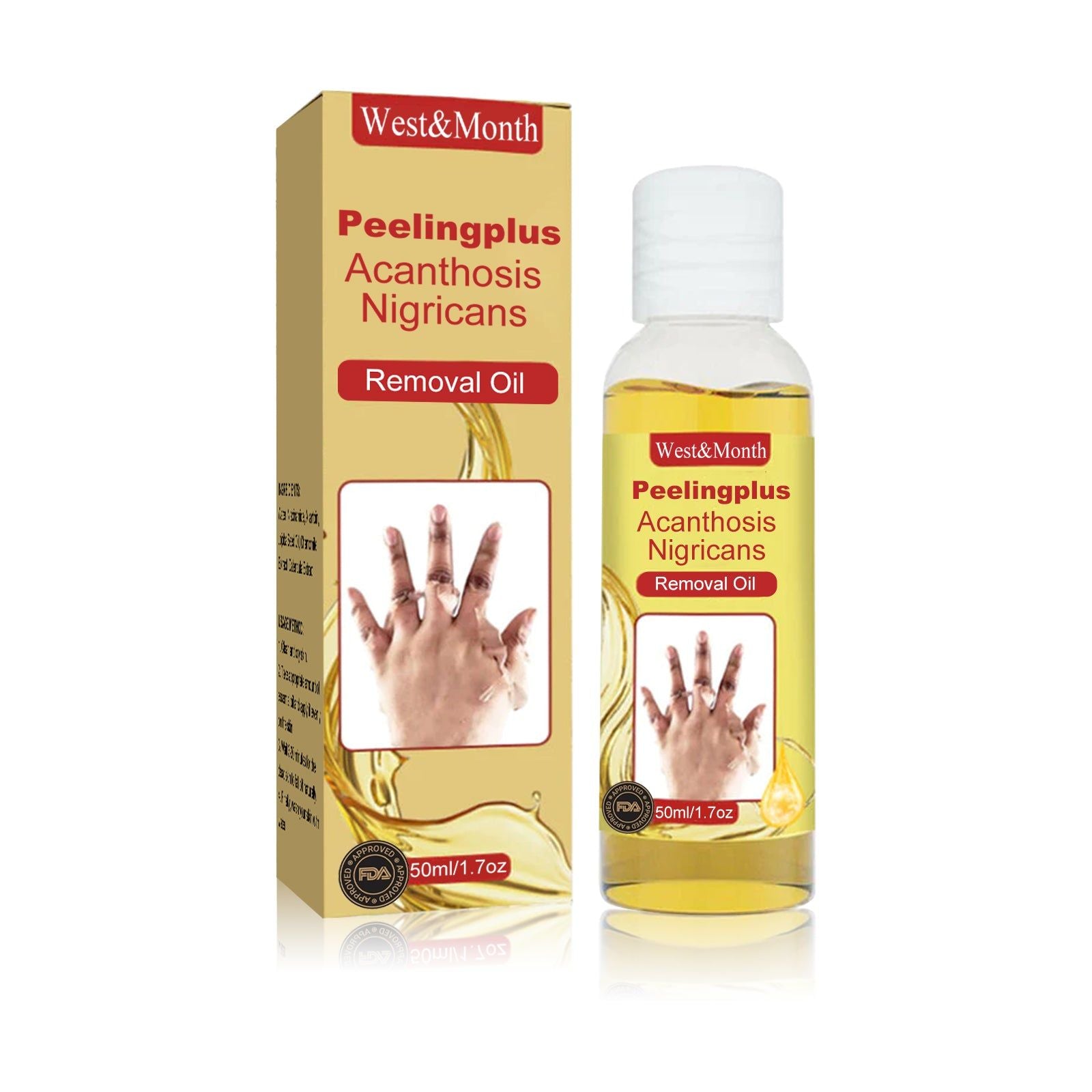 Acanthosis Nigricans Removal Oil, Brightening Skin, Dark Spot Corrector, Natural Exfoliating, Skin Lightening, Melanin Reducer ,50ml