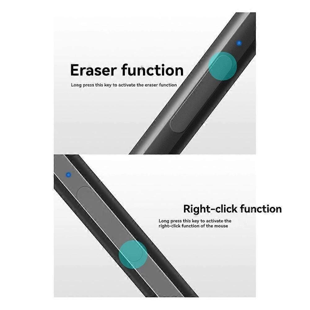 MPP 2.0 Stylus Pen for Surface Pro 11 10 9 8 7 6 5 4 X for Surface Go 4 3 2 1 4096 Pressure Sensitivity Stylus Pen A(Black)