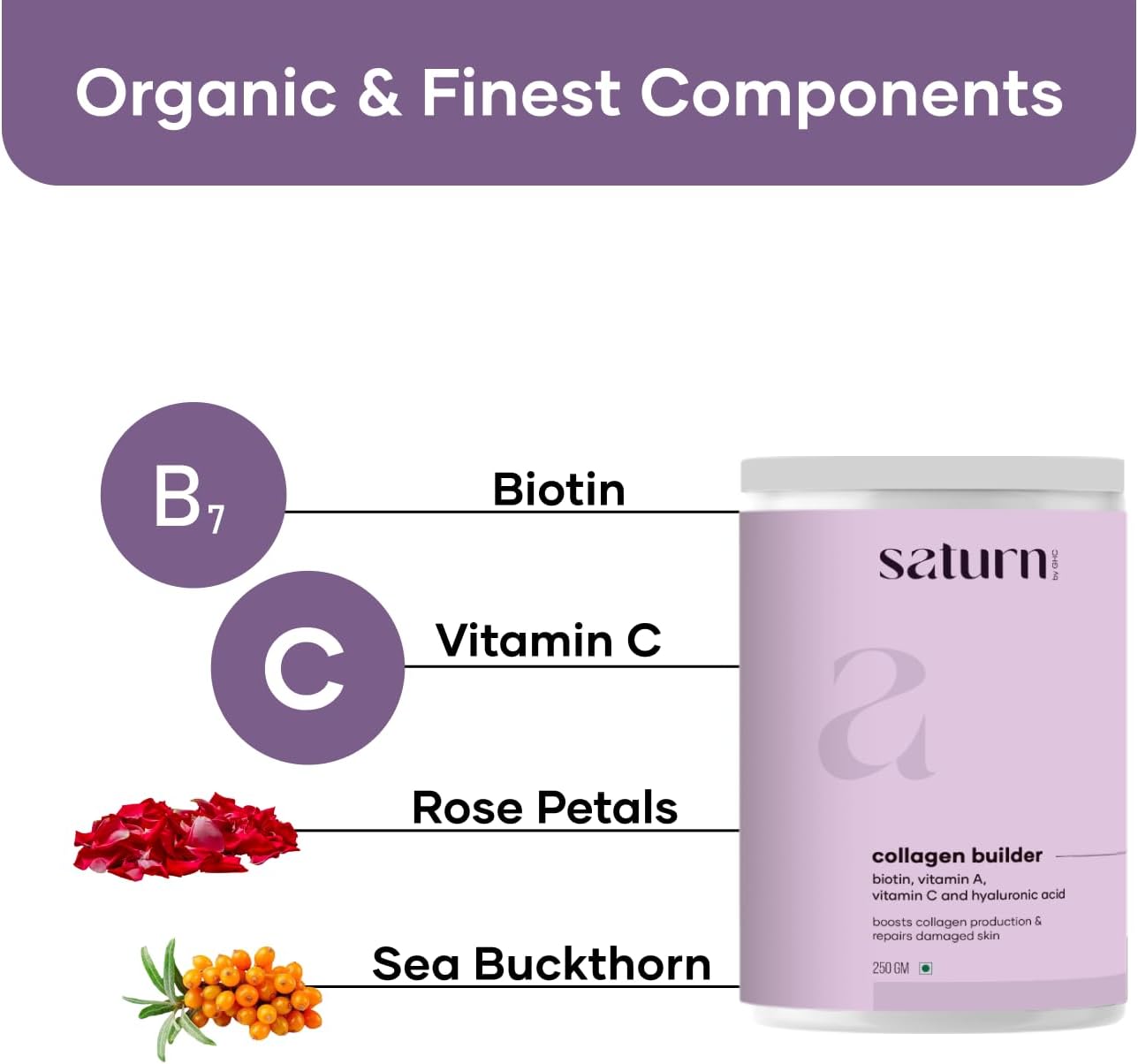 GHC Saturn Collagen Builder 250 جرام